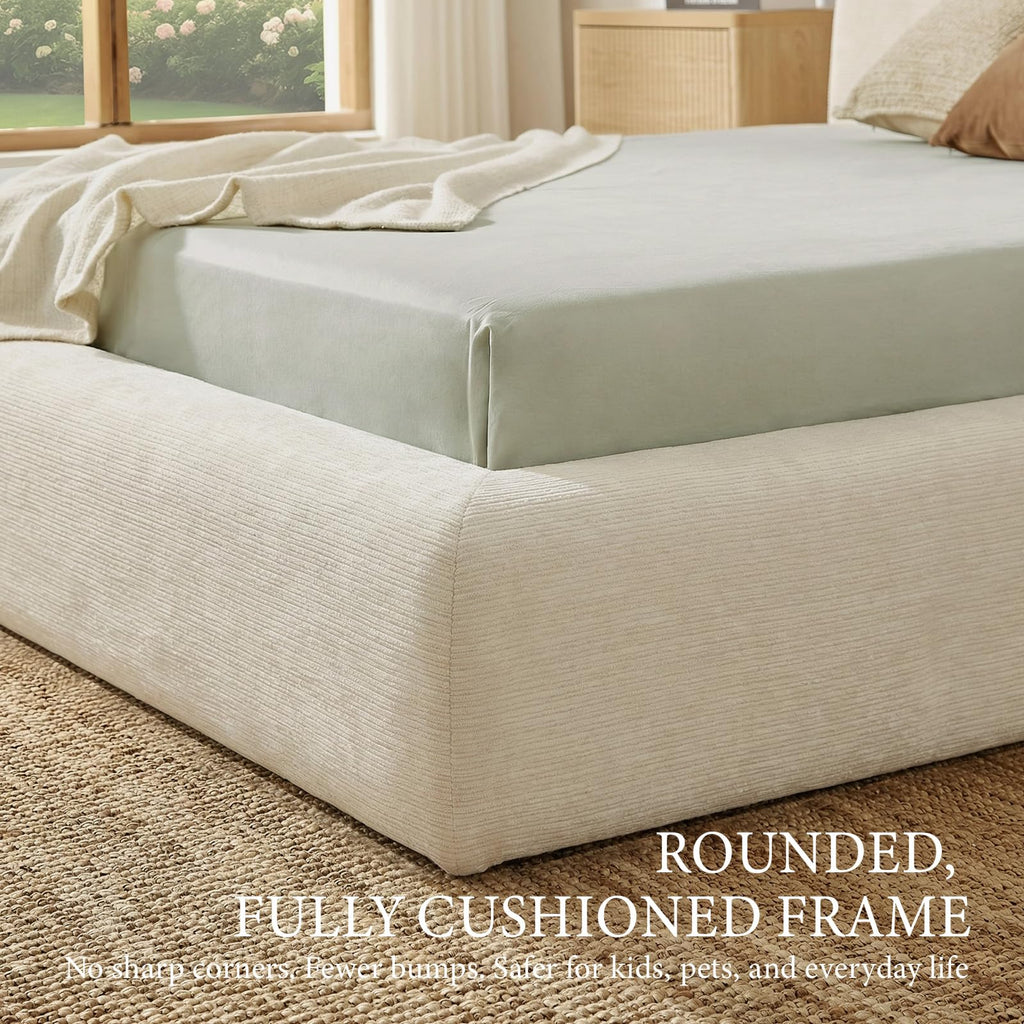 Queen Size Upholstered Bed Frame T8460