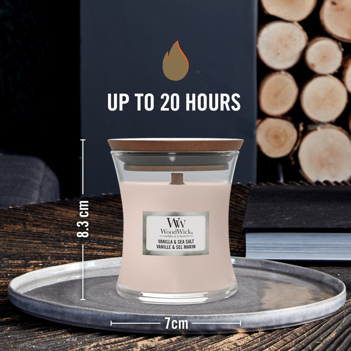Vanilla & Sea Salt Scented Candle Q2011