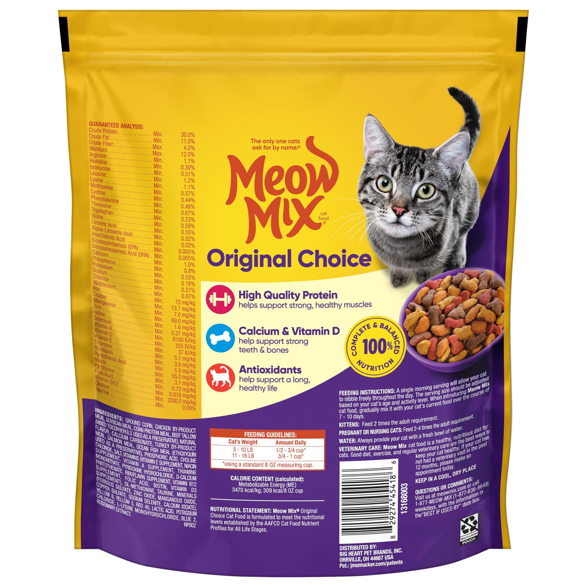 Dry Cat Food 18 oz Pouches X577204