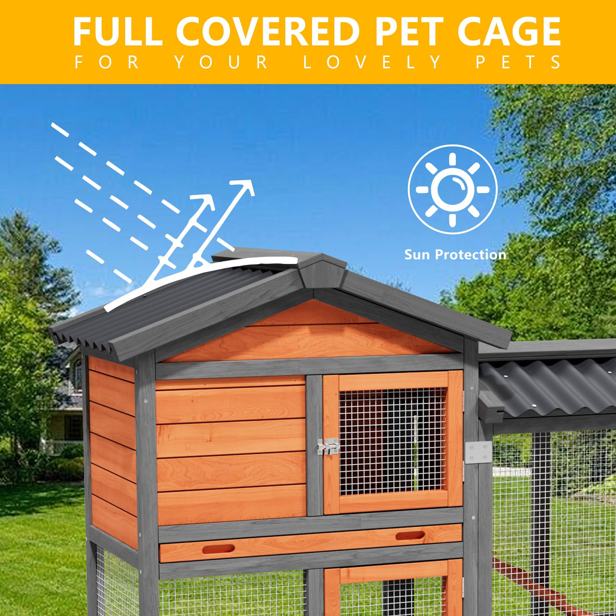 Wooden Chicken Coop I341