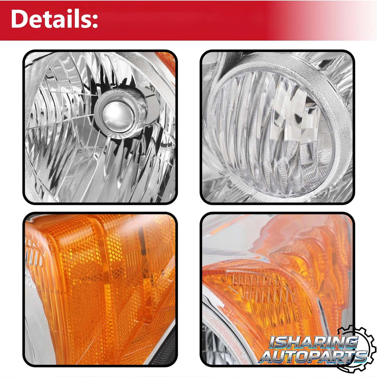 Headlights for 2007-2011 Honda CR-V Q6584