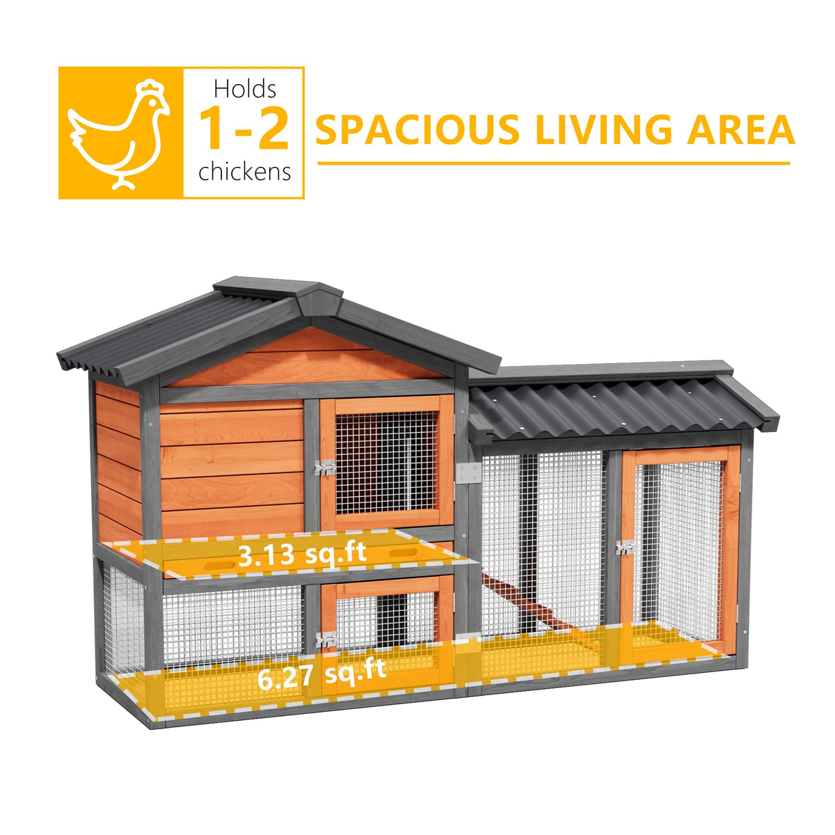 Wooden Chicken Coop I341