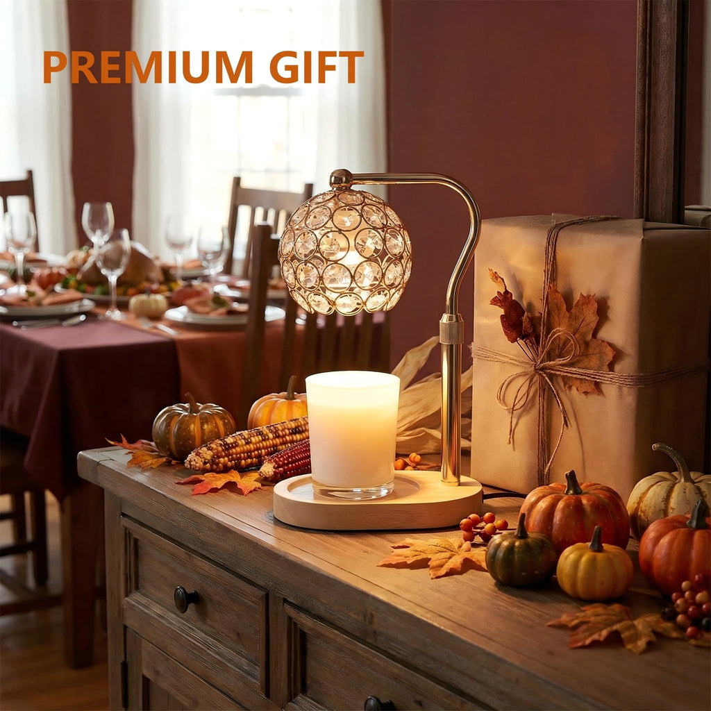 Candle Warmer Lamp with Timer & Dimmer, Adjustable Height Y271565