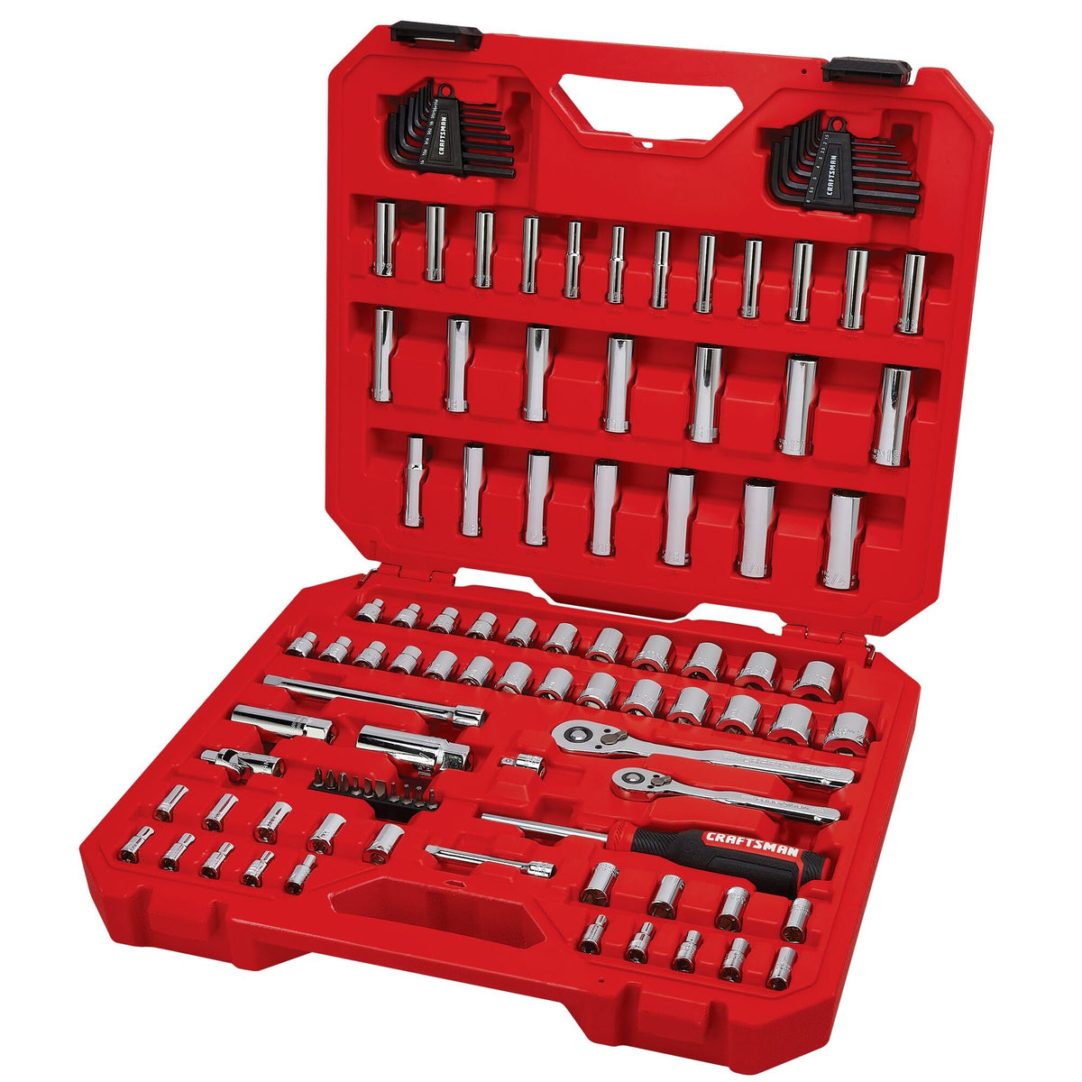 105 Pcs Standard and Metric Mechanics Tool Set with Case N9204