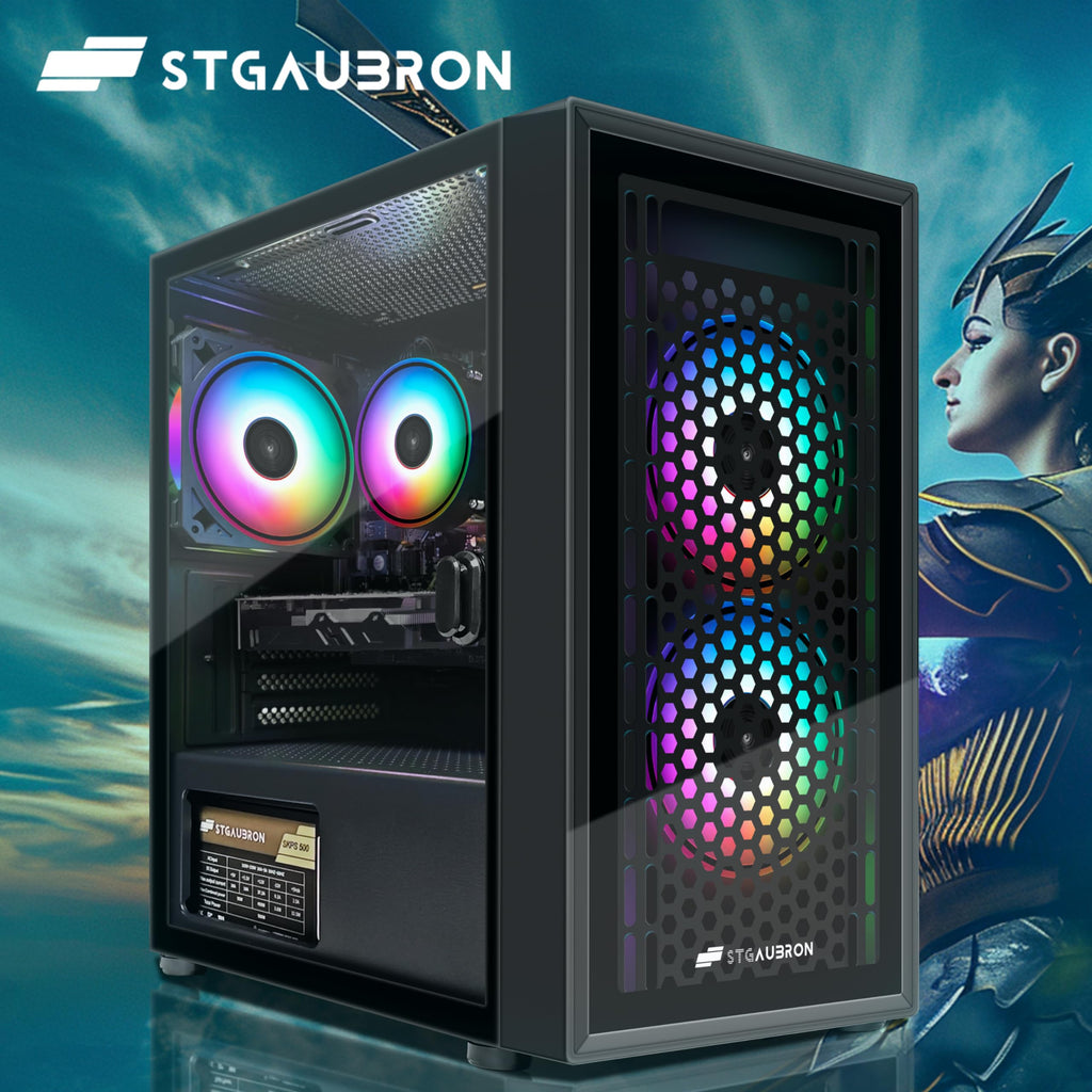 Gaming PC Bundle with 24Inch FHD LED Monitor, Intel Core i5, 16G RAM, 512G SSD W53998