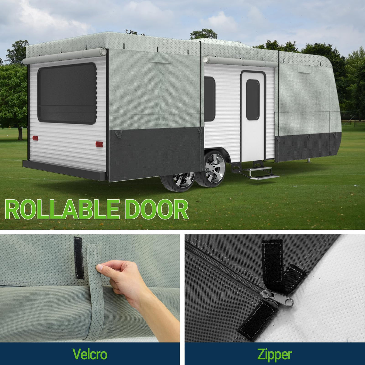 14-16 ft Waterproof Travel Trailer Cover R2619