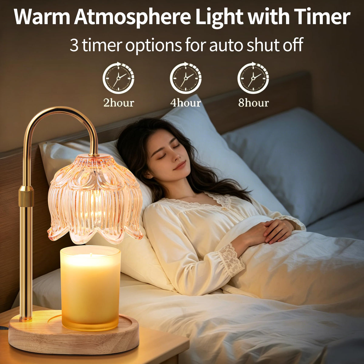 Candle Warmer Lamp with Timer M58911