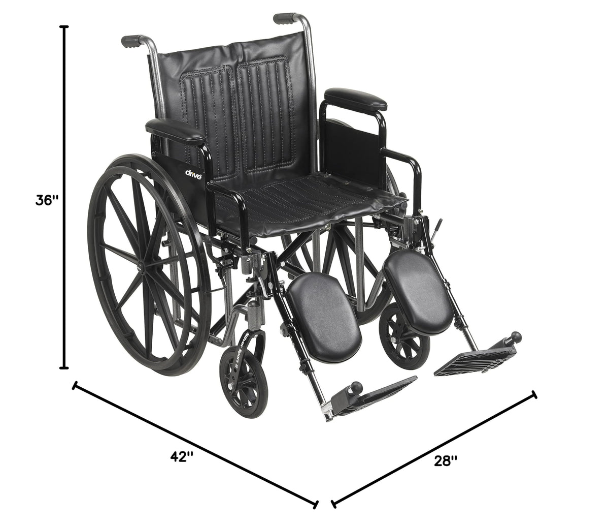 Silver Sport 2 Transport Wheelchair W74945
