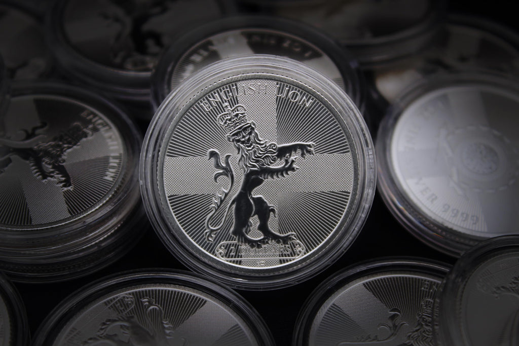 1 oz Silver English Lion Coin B7016