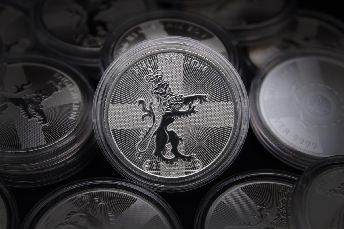 1 oz Silver English Lion Coin B7016