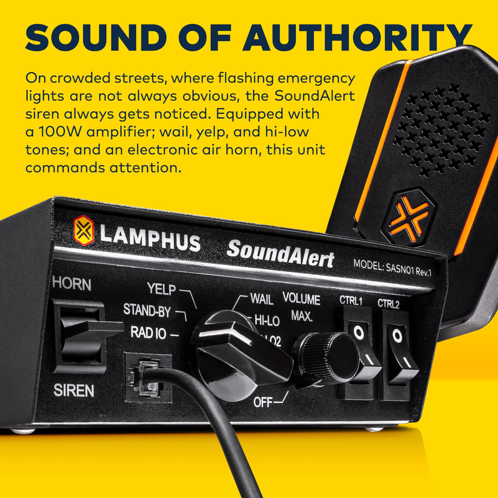 12V 100W Police Siren PA System Kit with Speaker and PTT Mic C140959