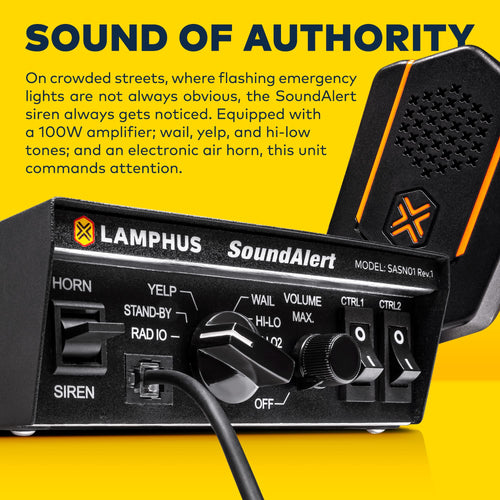 12V 100W Police Siren PA System Kit with Speaker and PTT Mic C140959
