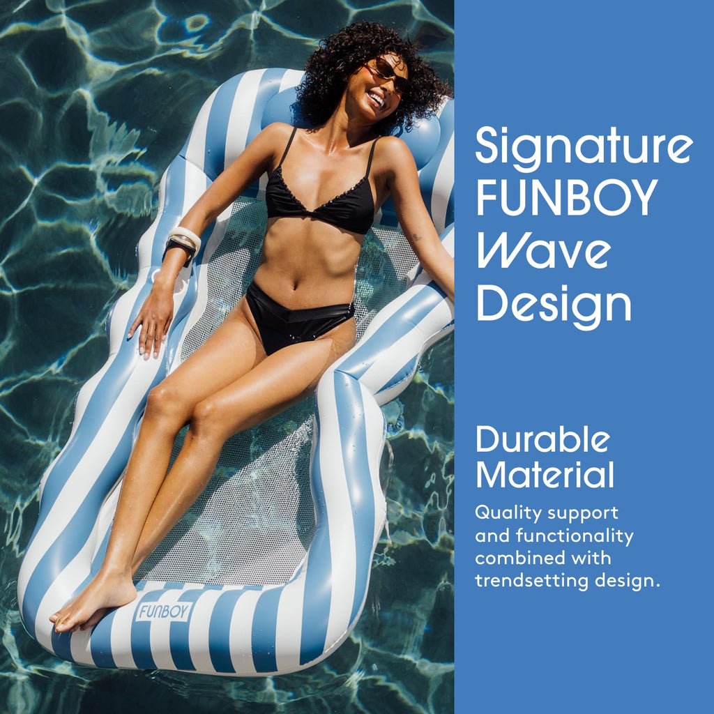 Striped Mesh Pool Lounger X42593