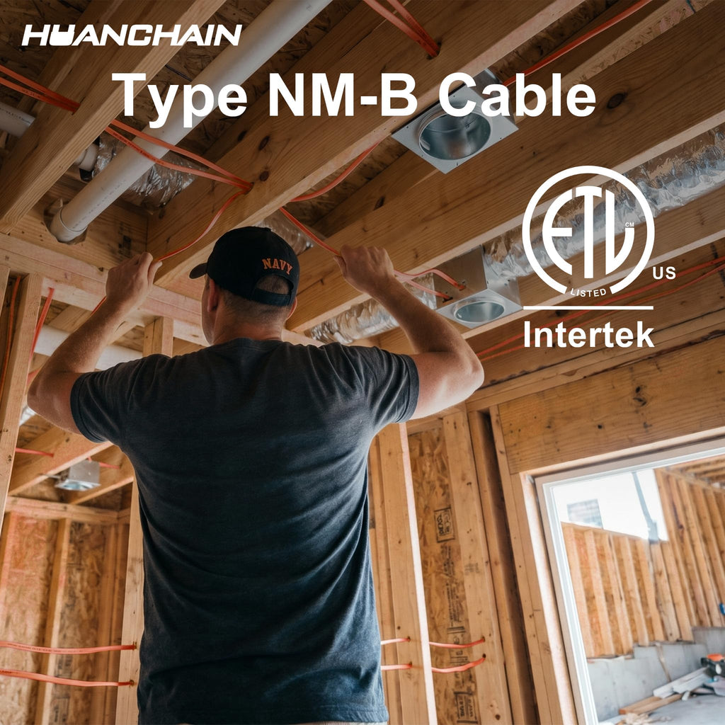 Orange 50FT Non-Metallic Sheathed Cable A54722