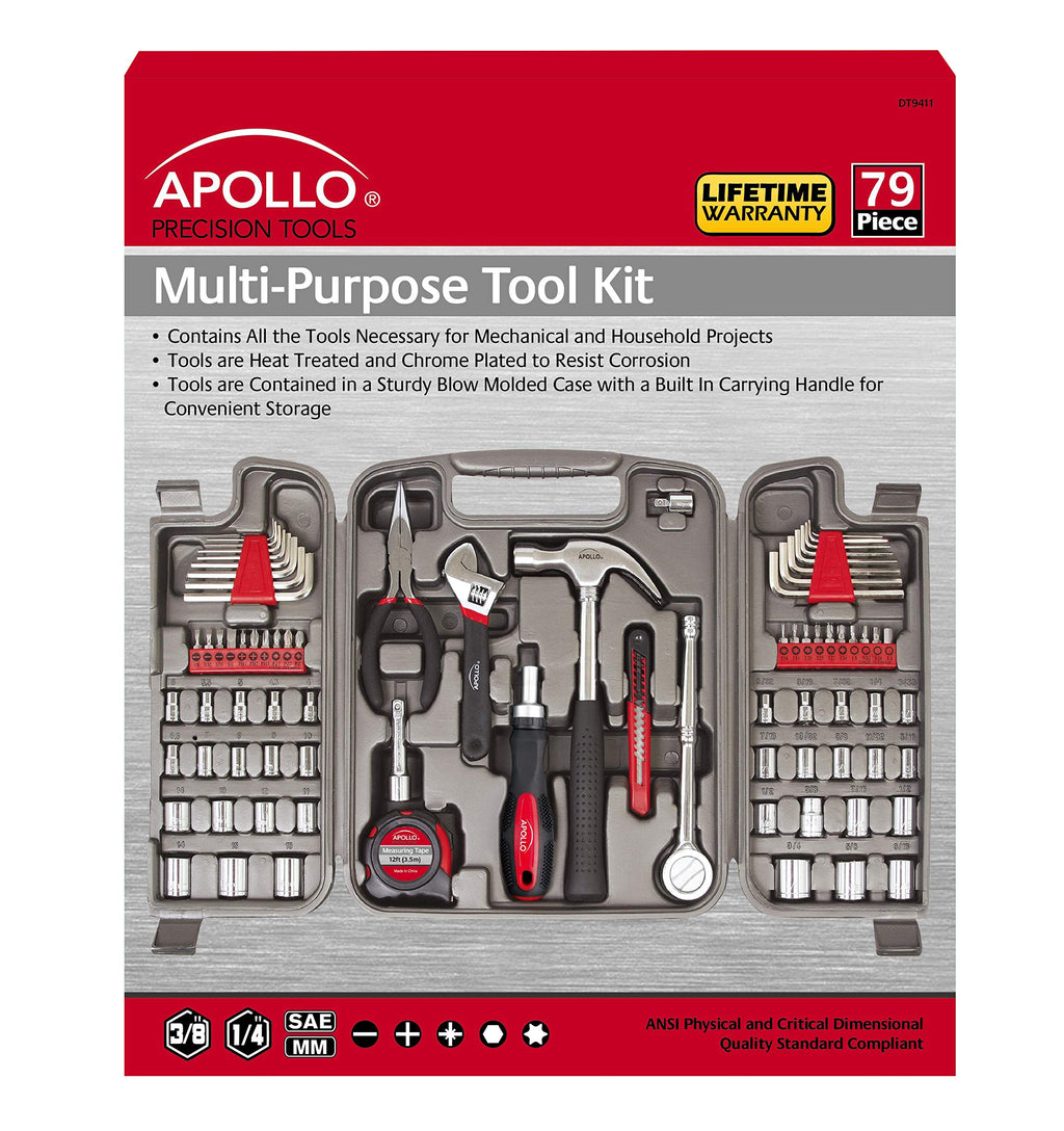 79 Piece SAE and Metric Tool Set P256