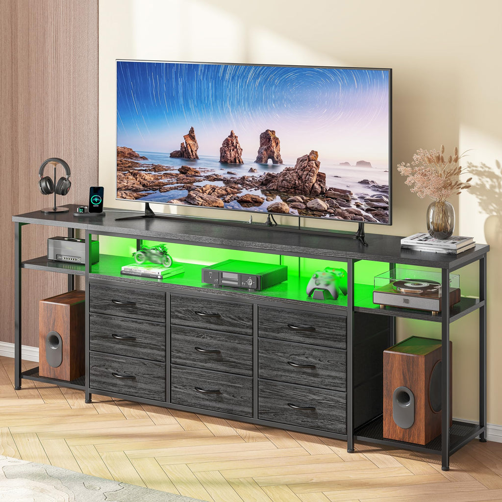 55" W TV Stand with 9 Drawers V23418