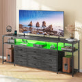 55" W TV Stand with 9 Drawers V23418