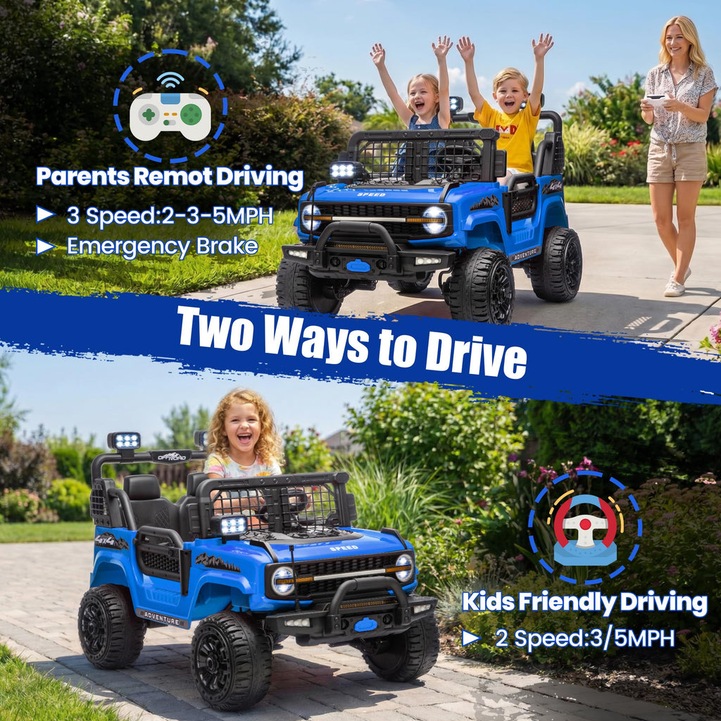 24V Electric 2 Seater Ride On Truck Toy with Remote Control I292153