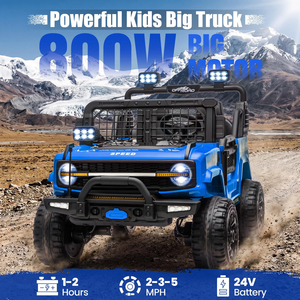 24V Electric 2 Seater Ride On Truck Toy with Remote Control I292153